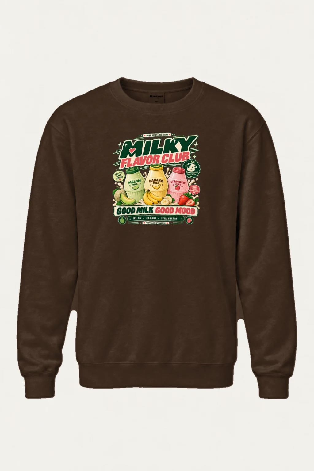 "Milky Flavor Club" Heavy Blend Unisex Crewneck Sweatshirt | Gildan 18000