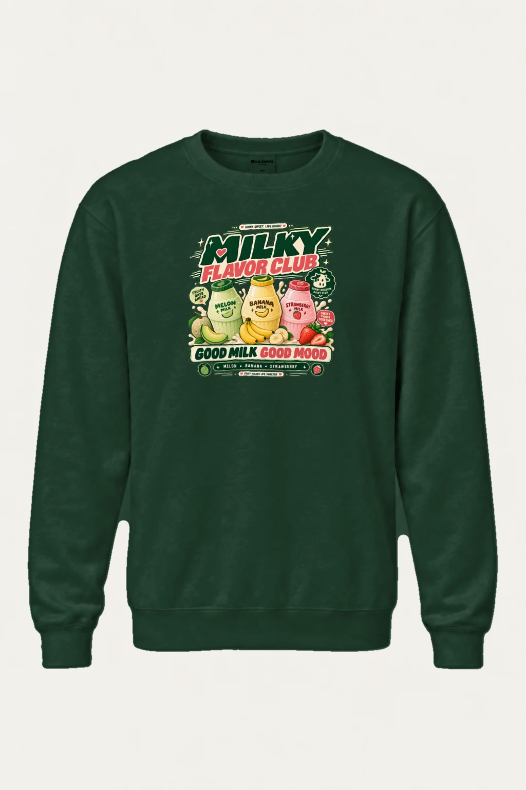"Milky Flavor Club" Heavy Blend Unisex Crewneck Sweatshirt | Gildan 18000