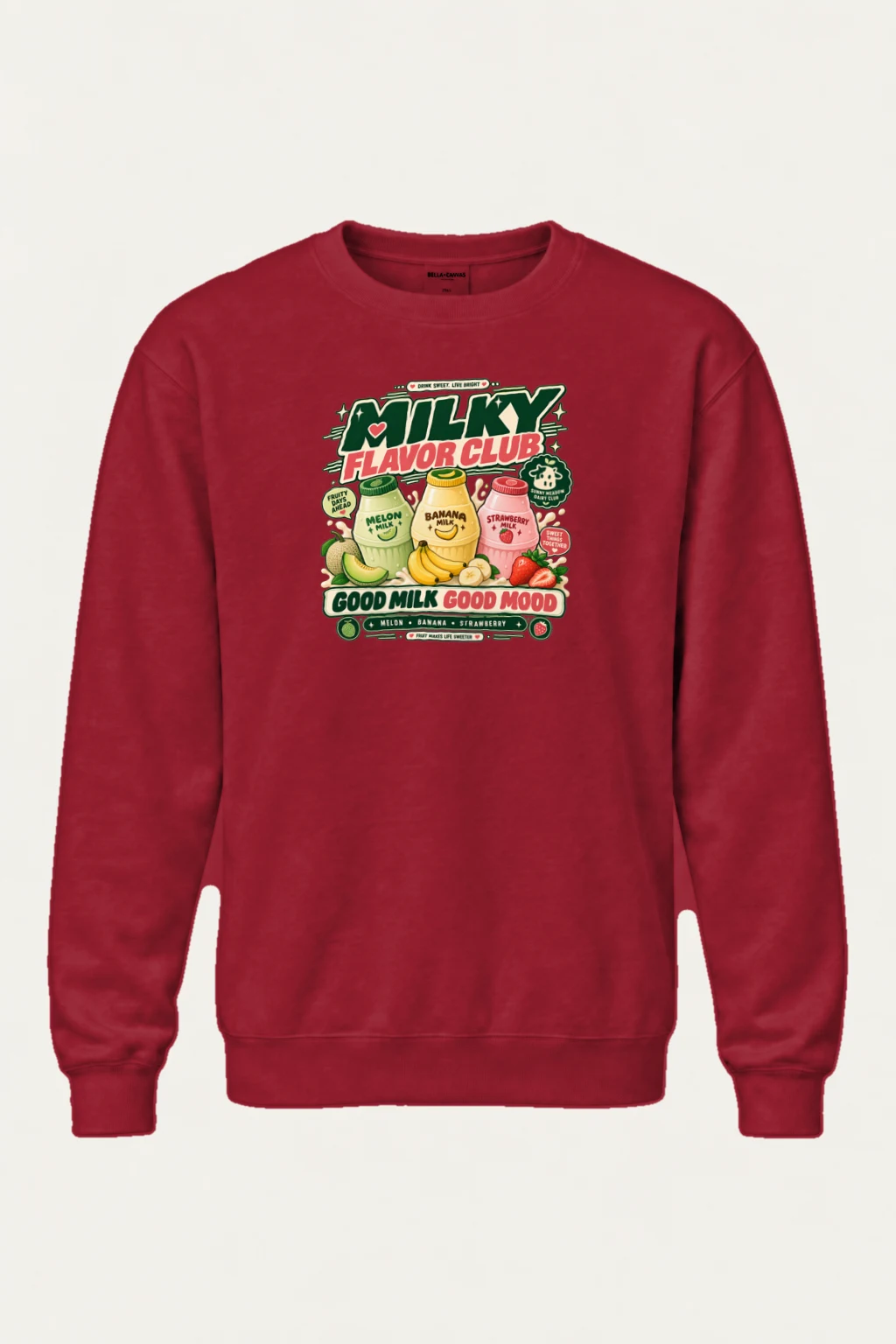"Milky Flavor Club" Heavy Blend Unisex Crewneck Sweatshirt | Gildan 18000