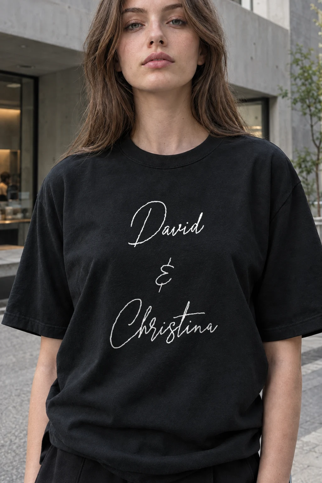 "Minimal Blank Tee" Heavyweight Unisex Crewneck T-shirt | Gildan 5000