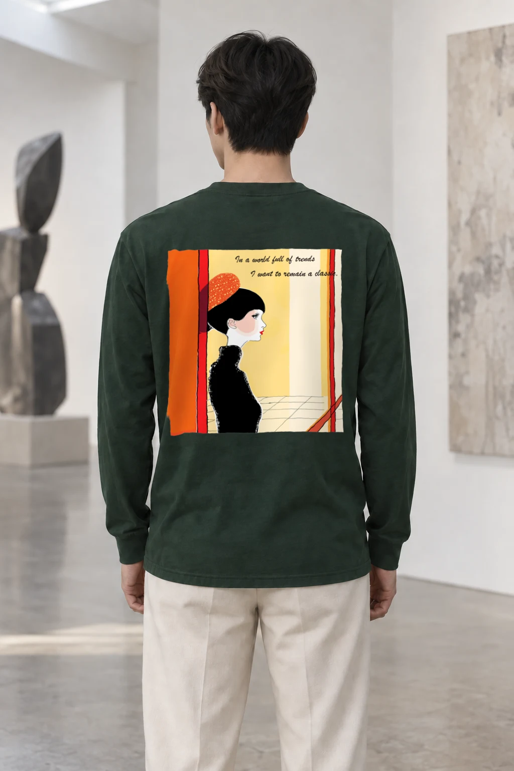 "Modern Muse" Unisex Longsleeve T-shirt | Gildan 2400