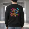 "Mohawk Toy Bear" Heavy Blend Unisex Crewneck Sweatshirt