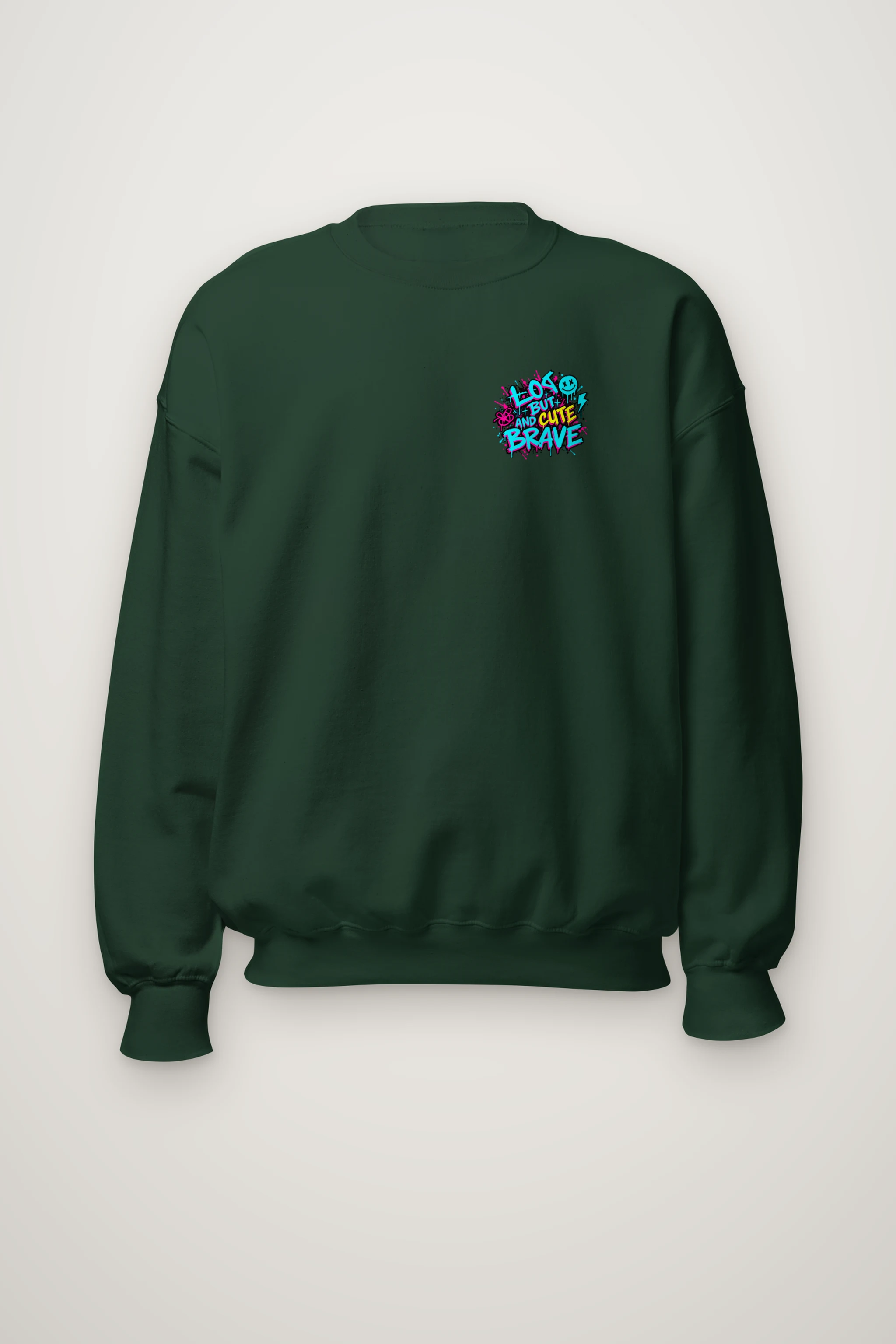 "Mohawk Toy Bear" Heavy Blend Unisex Crewneck Sweatshirt