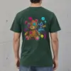 "Mohawk Toy Bear" Heavyweight Unisex Crewneck T-shirt | Gildan 5000