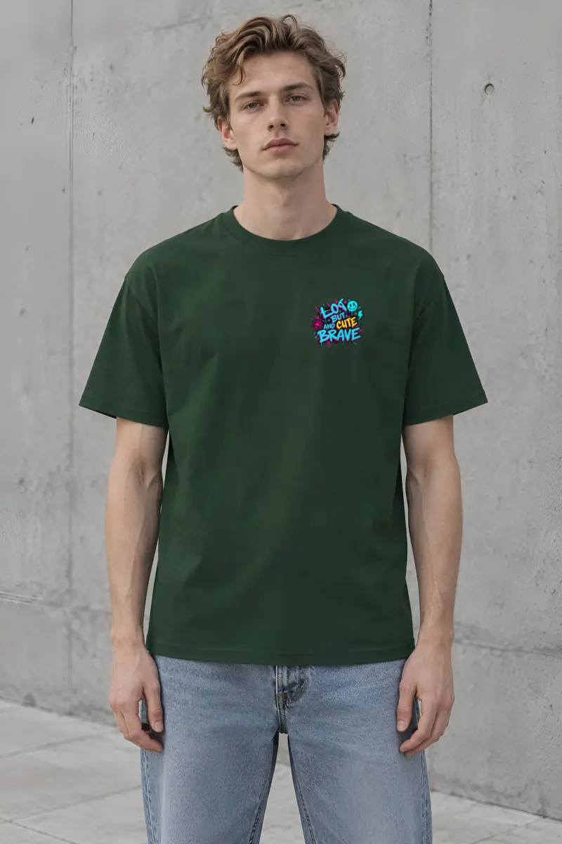 "Mohawk Toy Bear" Heavyweight Unisex Crewneck T-shirt