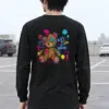 "Mohawk Toy Bear" Unisex Longsleeve T-shirt