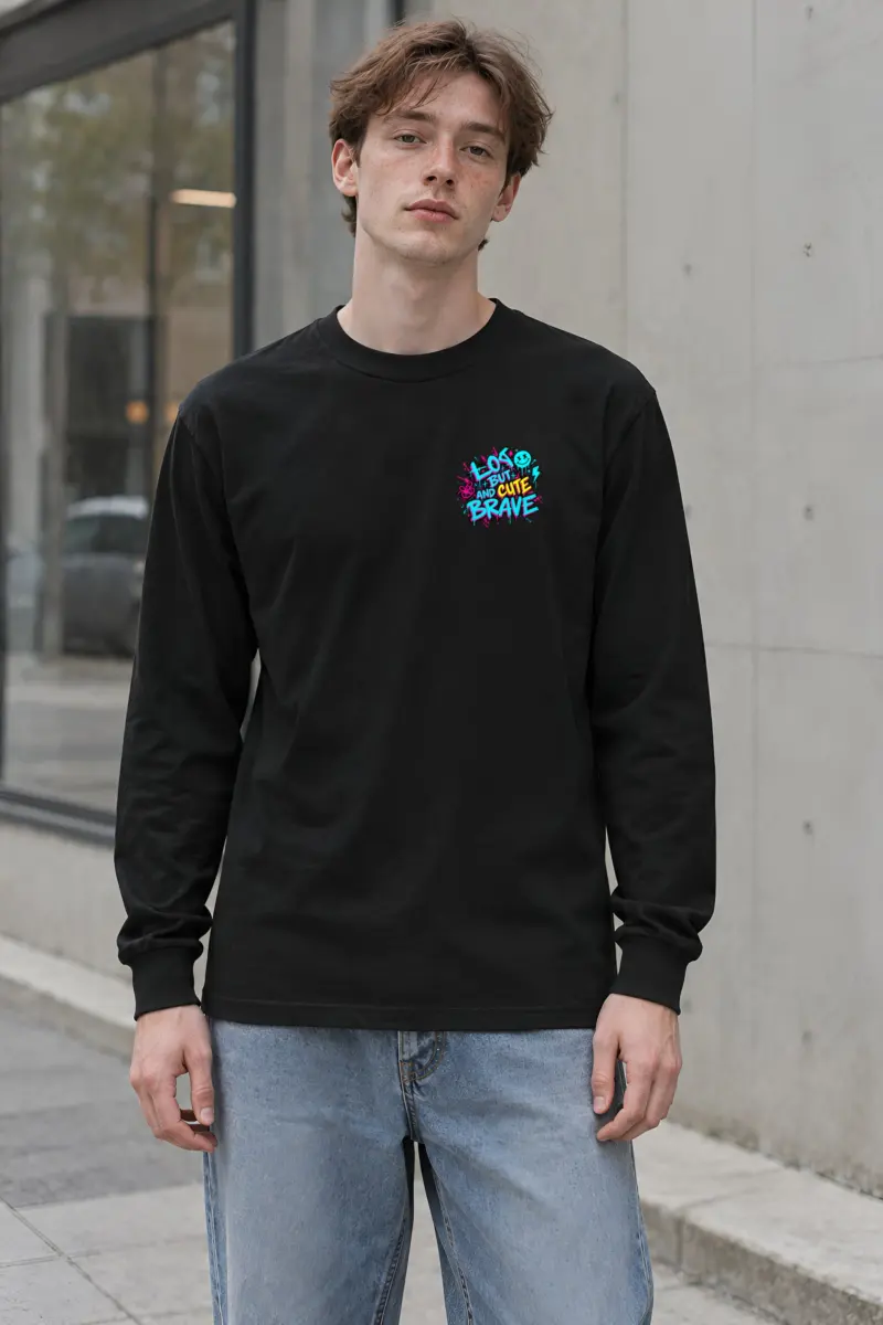 "Mohawk Toy Bear" Unisex Longsleeve T-shirt
