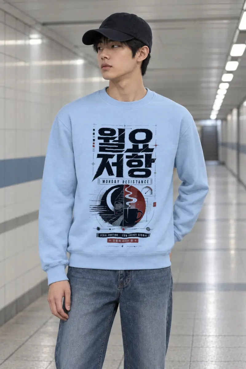 "Monday Resistance" Heavy Blend Unisex Crewneck Sweatshirt