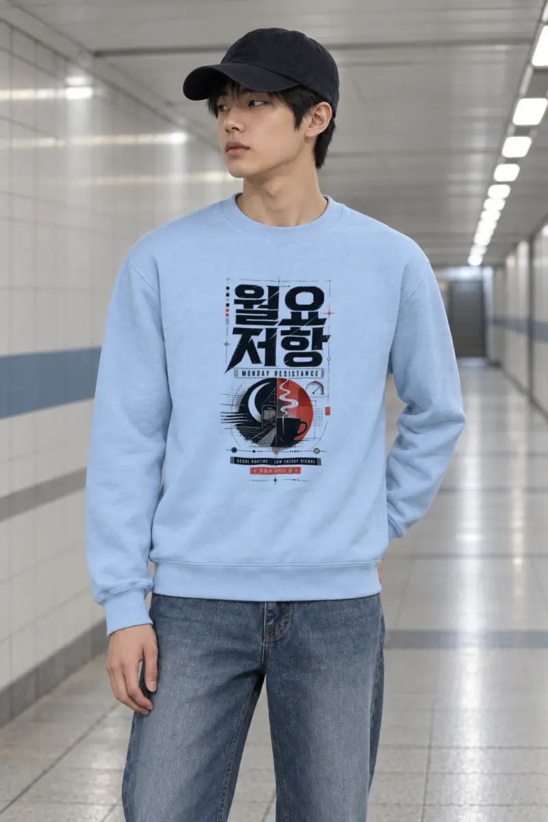 "Monday Resistance" Heavy Blend Unisex Crewneck Sweatshirt