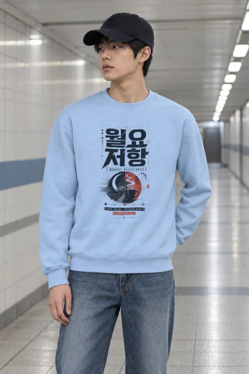 "Monday Resistance" Heavy Blend Unisex Crewneck Sweatshirt