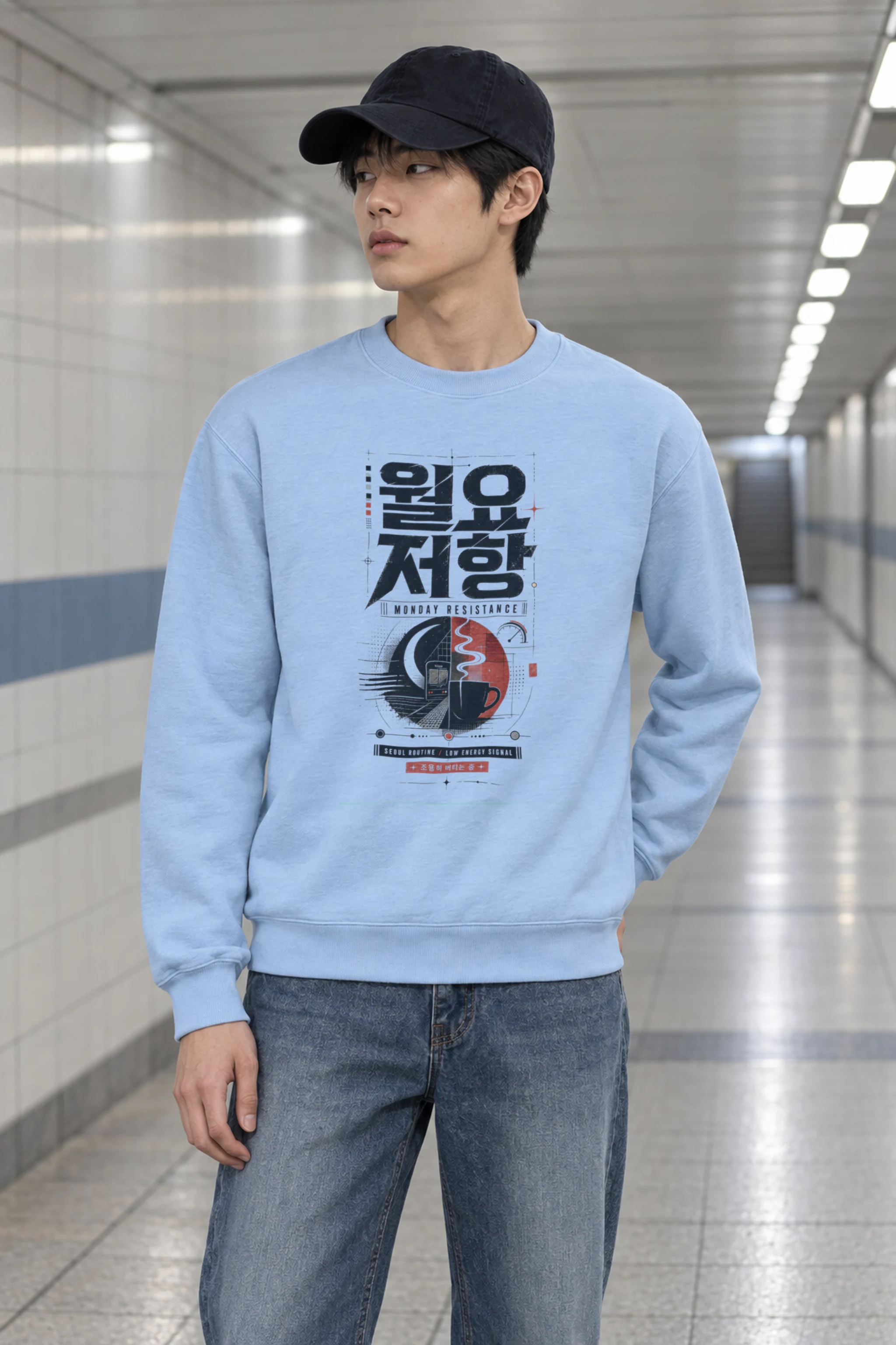 "Monday Resistance" Heavy Blend Unisex Crewneck Sweatshirt