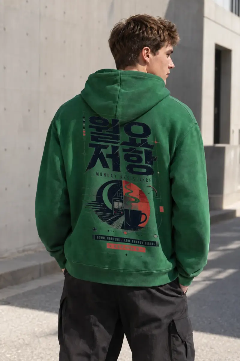 "Monday Resistance" Heavy Blend Unisex Pullover Hoodie | Gildan 18500