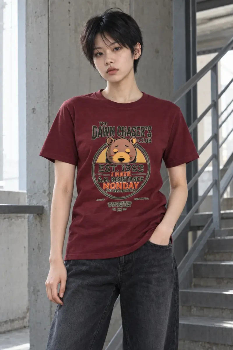 "Monday Resistance" Heavyweight Unisex Crewneck T-shirt
