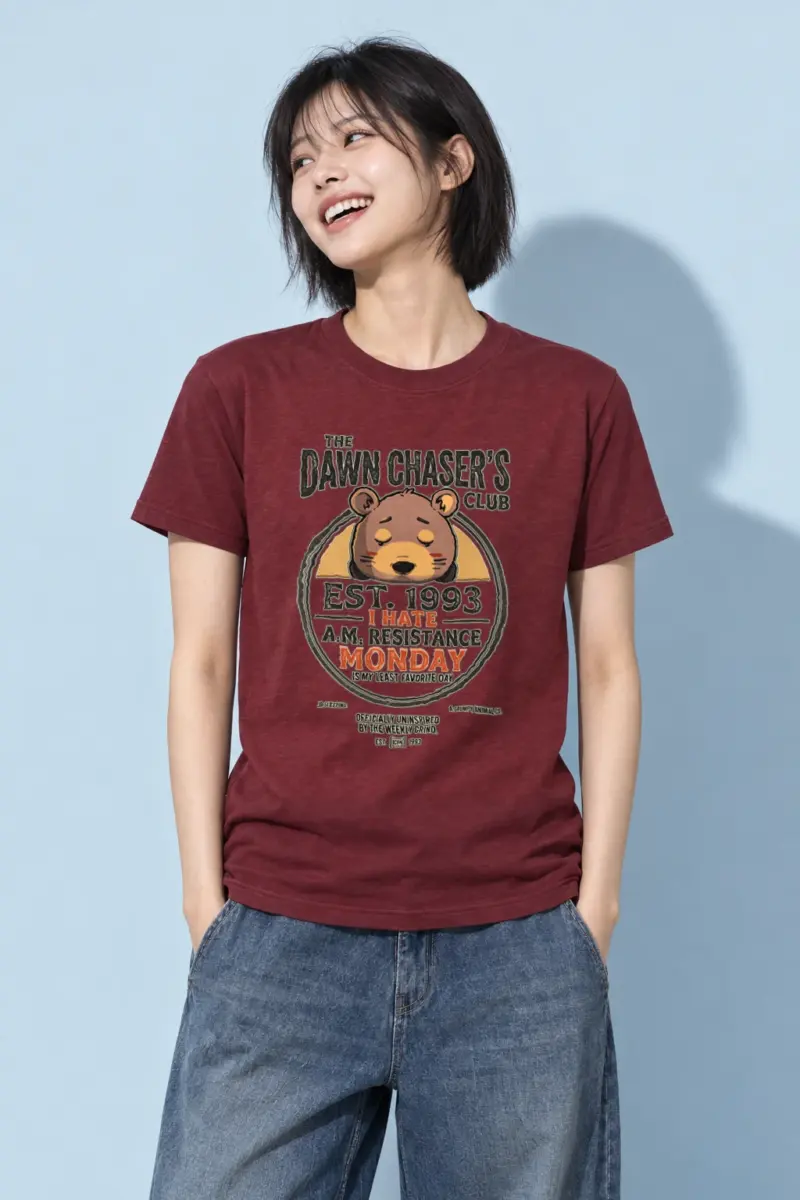 "Monday Resistance" Heavyweight Unisex Crewneck T-shirt