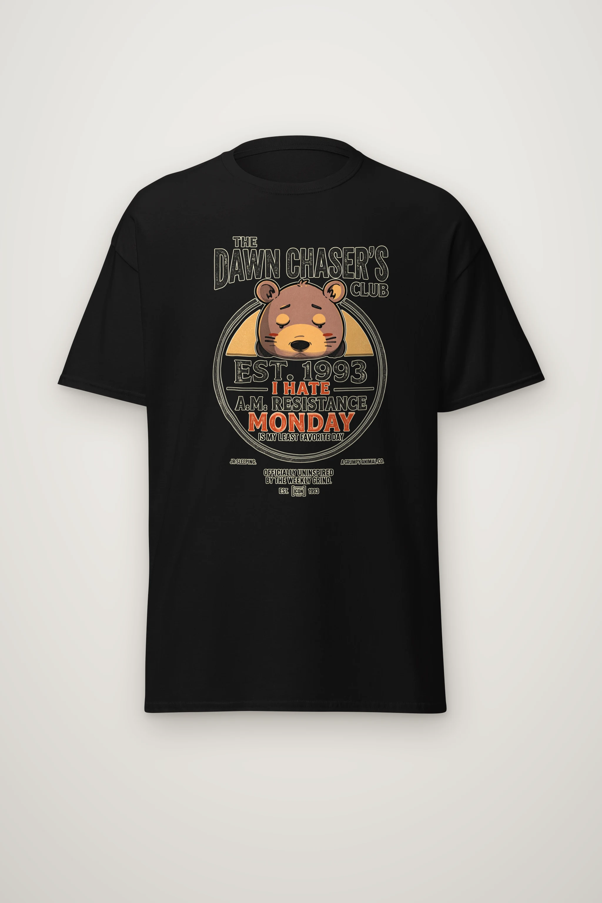 "Monday Resistance" Heavyweight Unisex Crewneck T-shirt