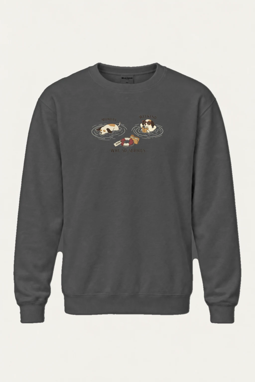 "Monday Weekend Mood" Heavy Blend Unisex Crewneck Sweatshirt | Gildan 18000
