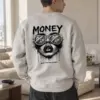 "Money Can Make U Happy?" Heavy Blend Unisex Crewneck Sweatshirt | Gildan 18000