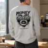 "Money Questions" Unisex Longsleeve T-shirt | Gildan 2400
