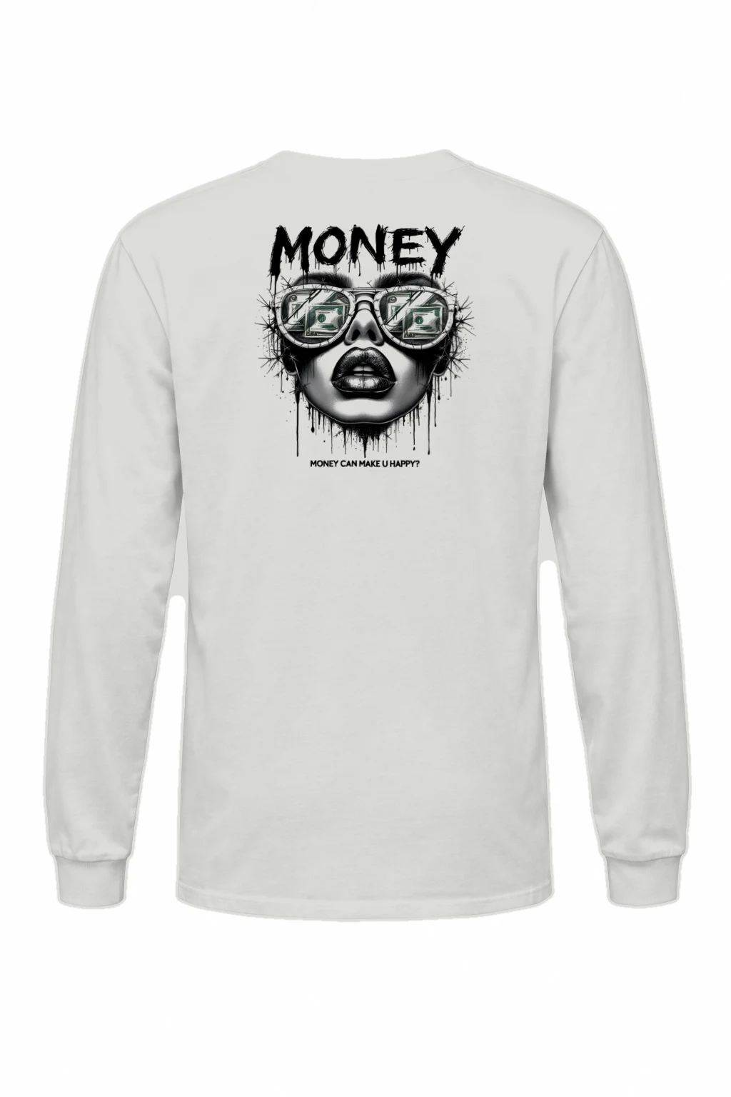 "Money Questions" Unisex Longsleeve T-shirt | Gildan 2400