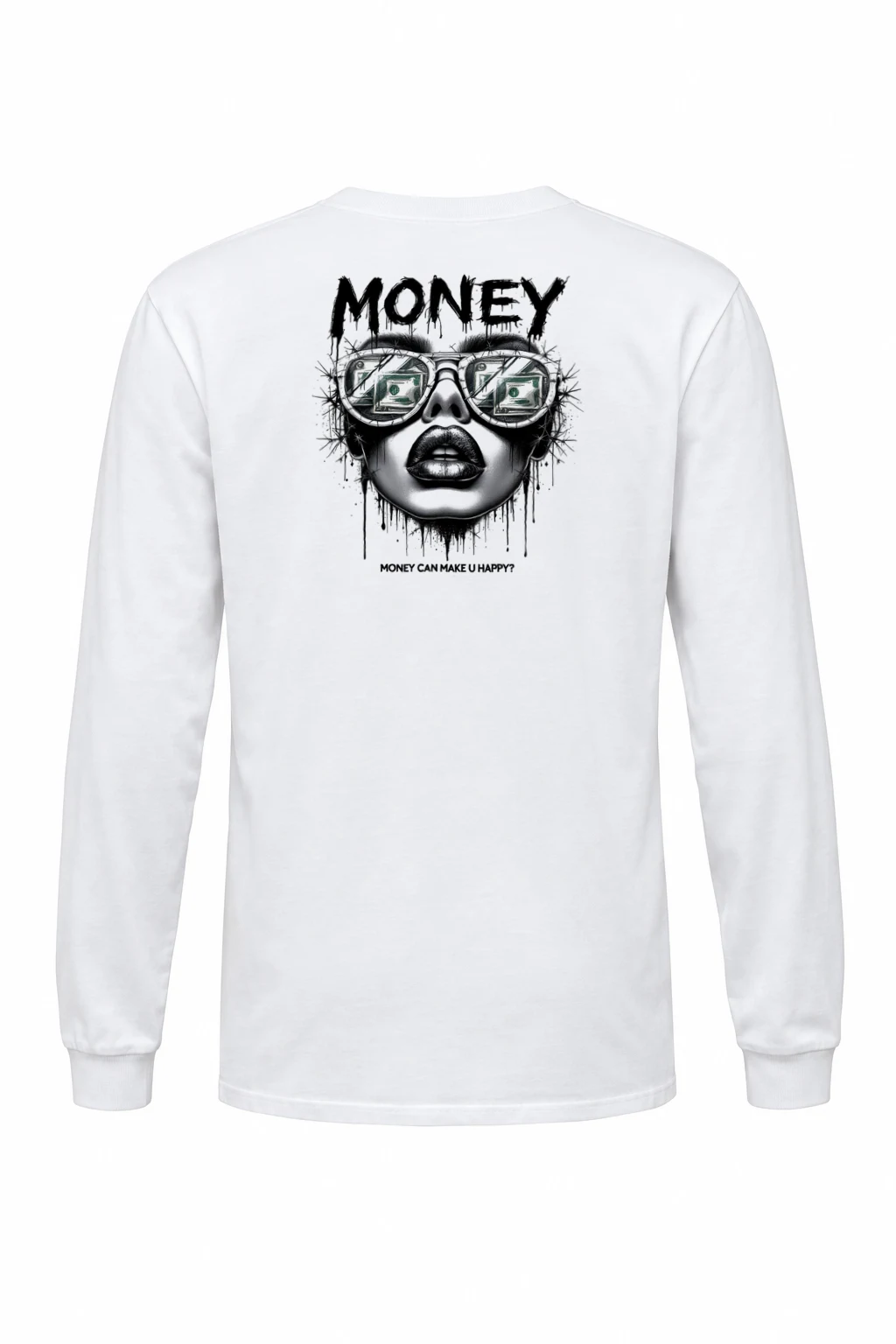 "Money Questions" Unisex Longsleeve T-shirt | Gildan 2400