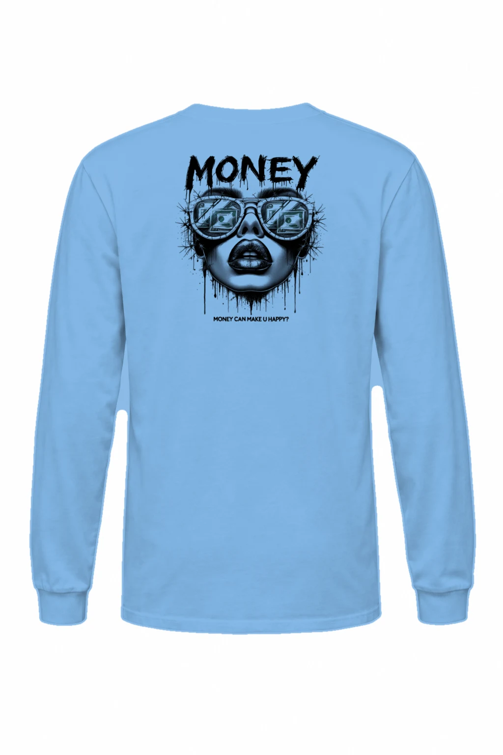 "Money Questions" Unisex Longsleeve T-shirt | Gildan 2400
