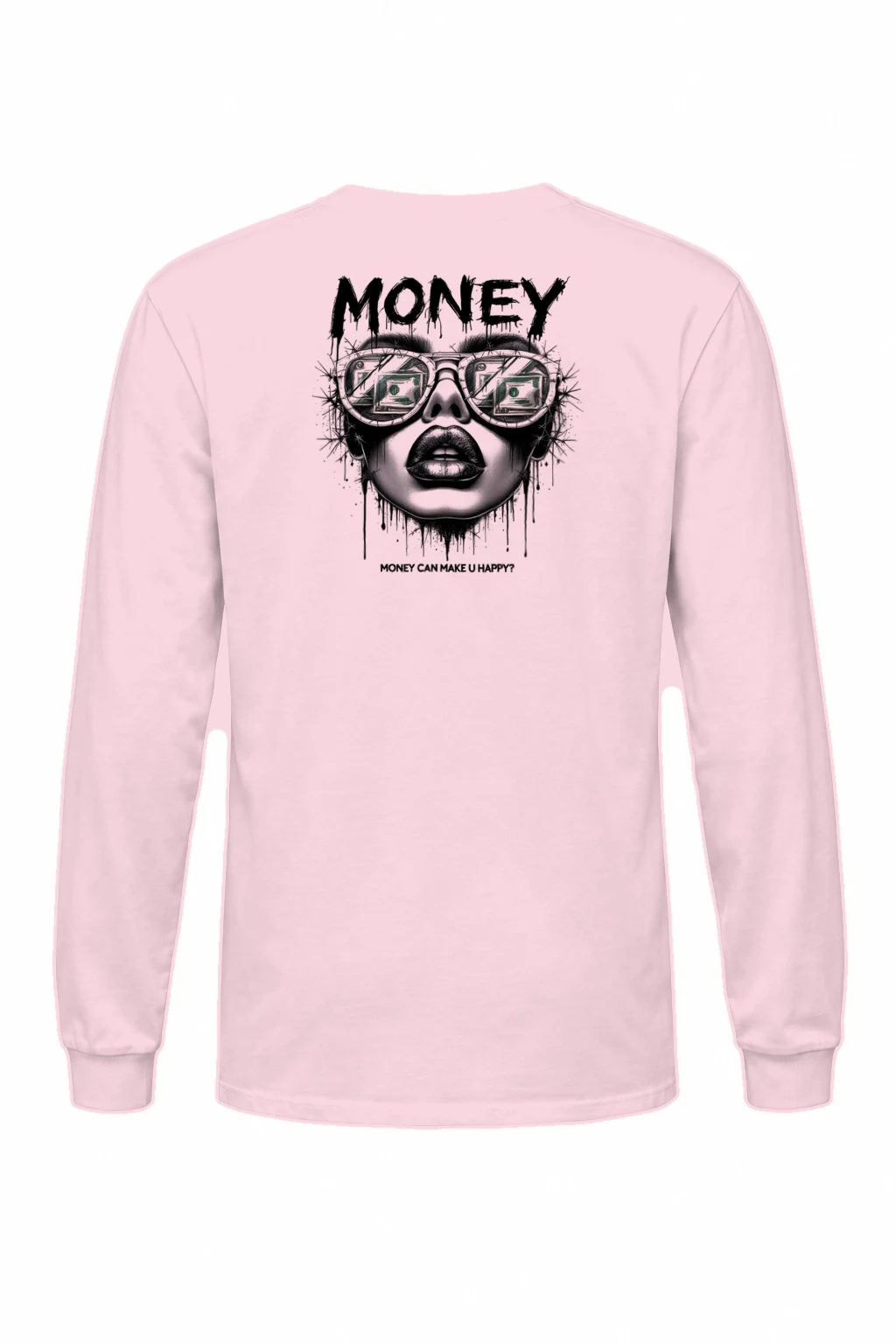"Money Questions" Unisex Longsleeve T-shirt | Gildan 2400