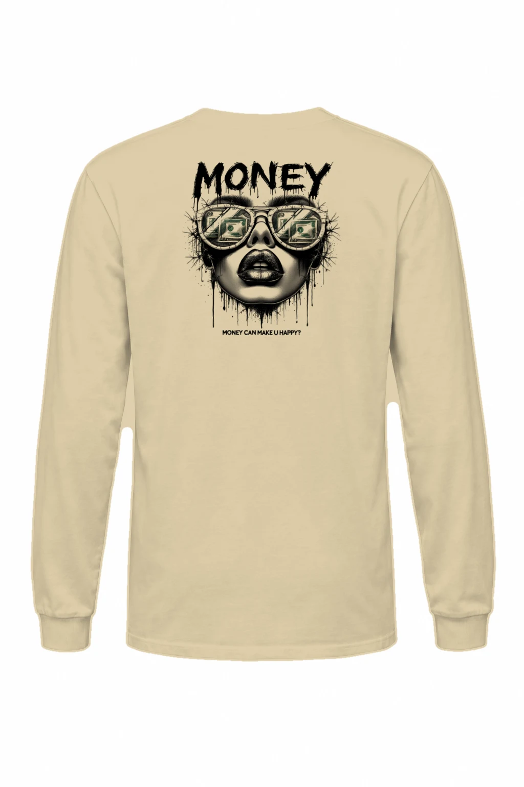 "Money Questions" Unisex Longsleeve T-shirt | Gildan 2400