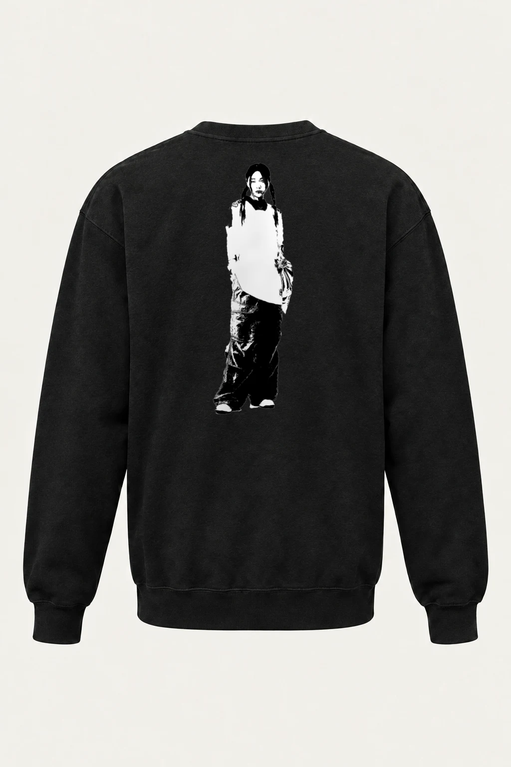"Monochrome Dress Sketch" Heavy Blend Unisex Crewneck Sweatshirt | Gildan 18000