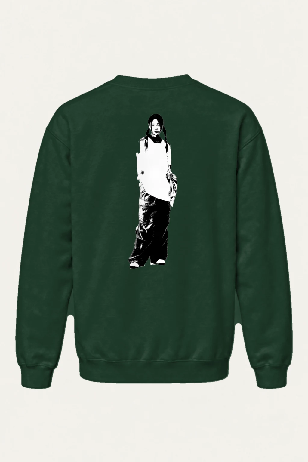 "Monochrome Dress Sketch" Heavy Blend Unisex Crewneck Sweatshirt | Gildan 18000