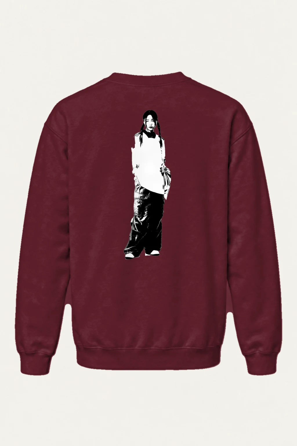 "Monochrome Dress Sketch" Heavy Blend Unisex Crewneck Sweatshirt | Gildan 18000