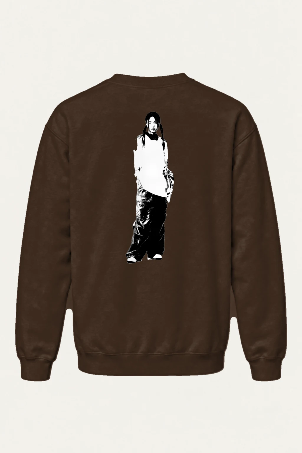 "Monochrome Dress Sketch" Heavy Blend Unisex Crewneck Sweatshirt | Gildan 18000