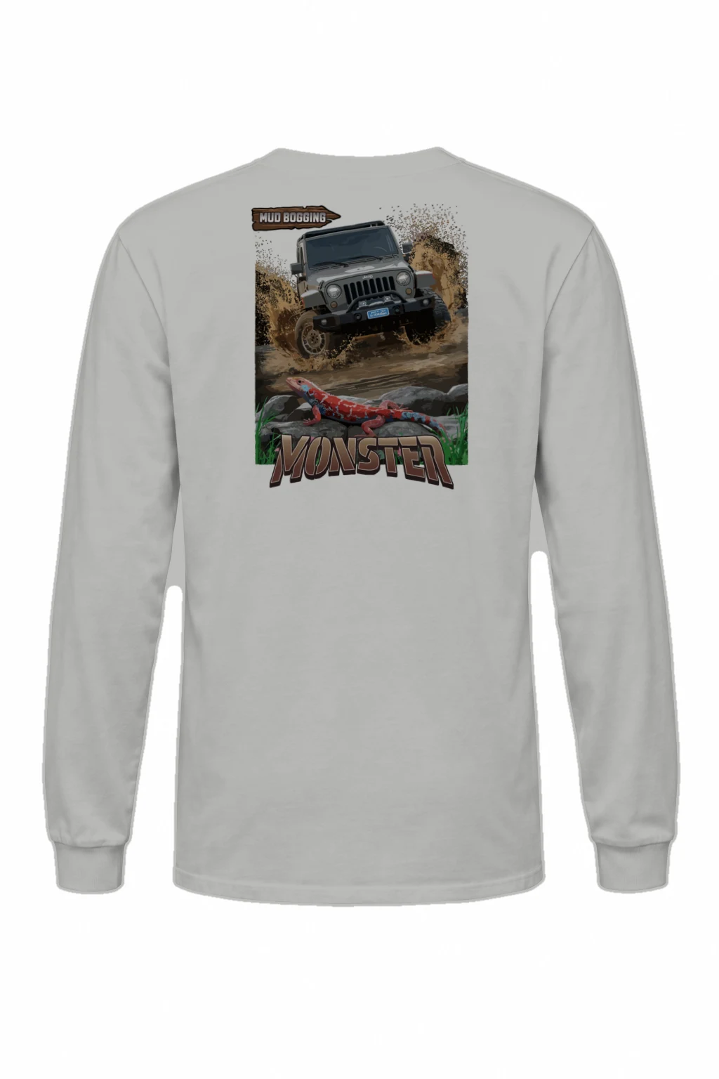 "Monster Car" Unisex Longsleeve T-shirt | Gildan 2400