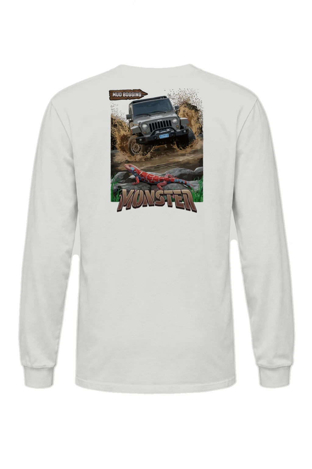 "Monster Car" Unisex Longsleeve T-shirt | Gildan 2400