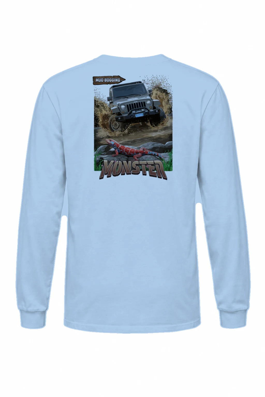 "Monster Car" Unisex Longsleeve T-shirt | Gildan 2400