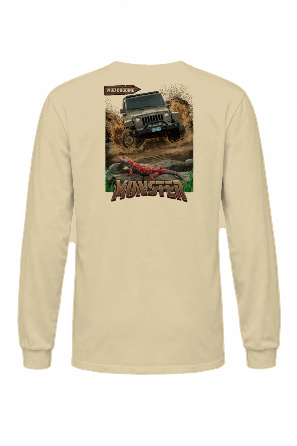 "Monster Car" Unisex Longsleeve T-shirt | Gildan 2400