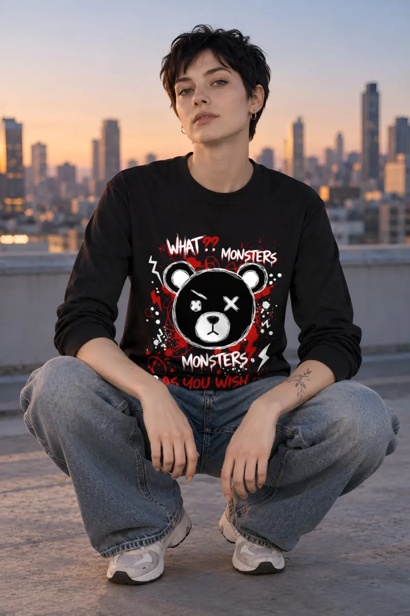 "Monsters As You Wish" Unisex Longsleeve T-shirt