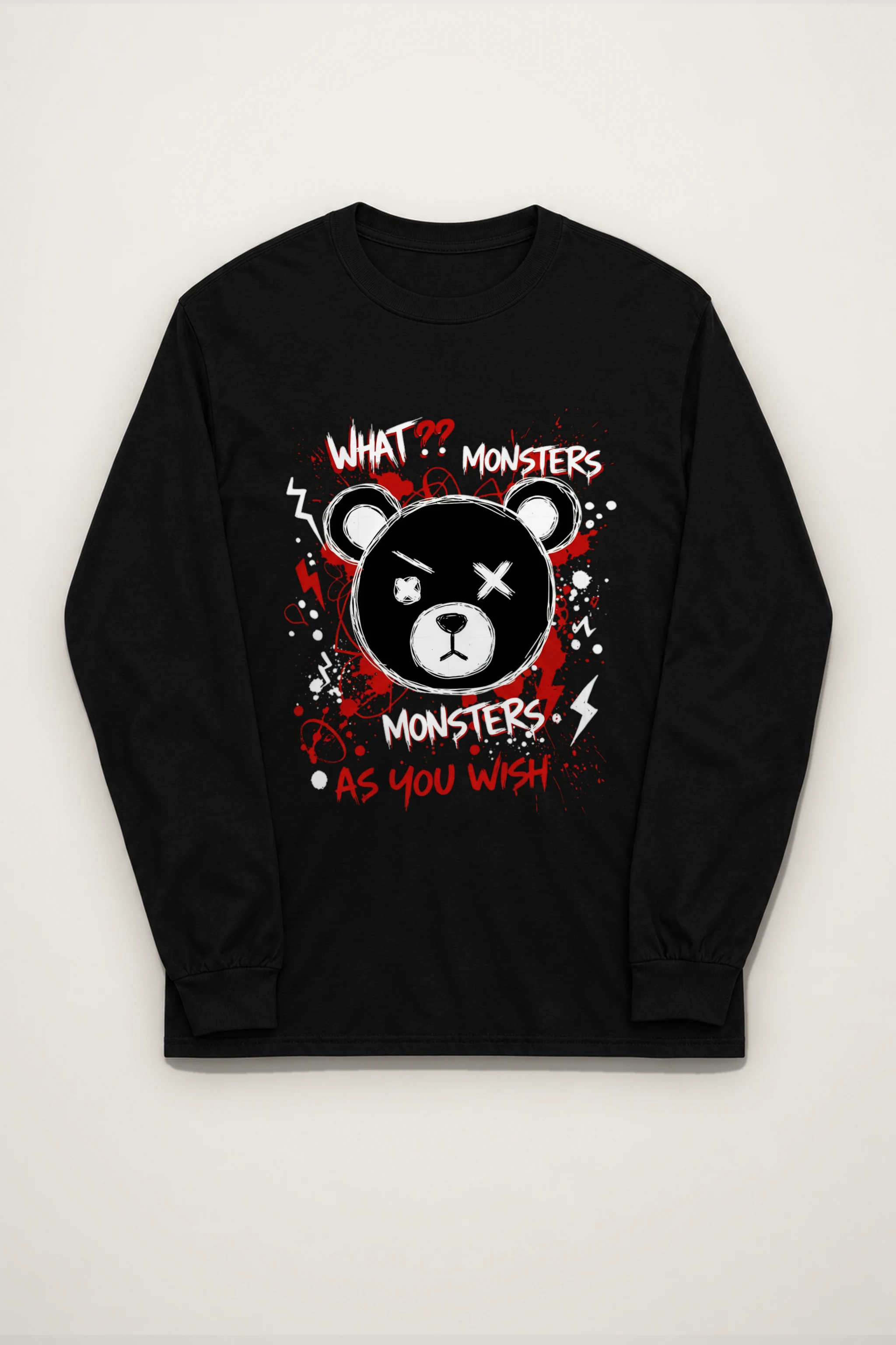 "Monsters As You Wish" Unisex Longsleeve T-shirt