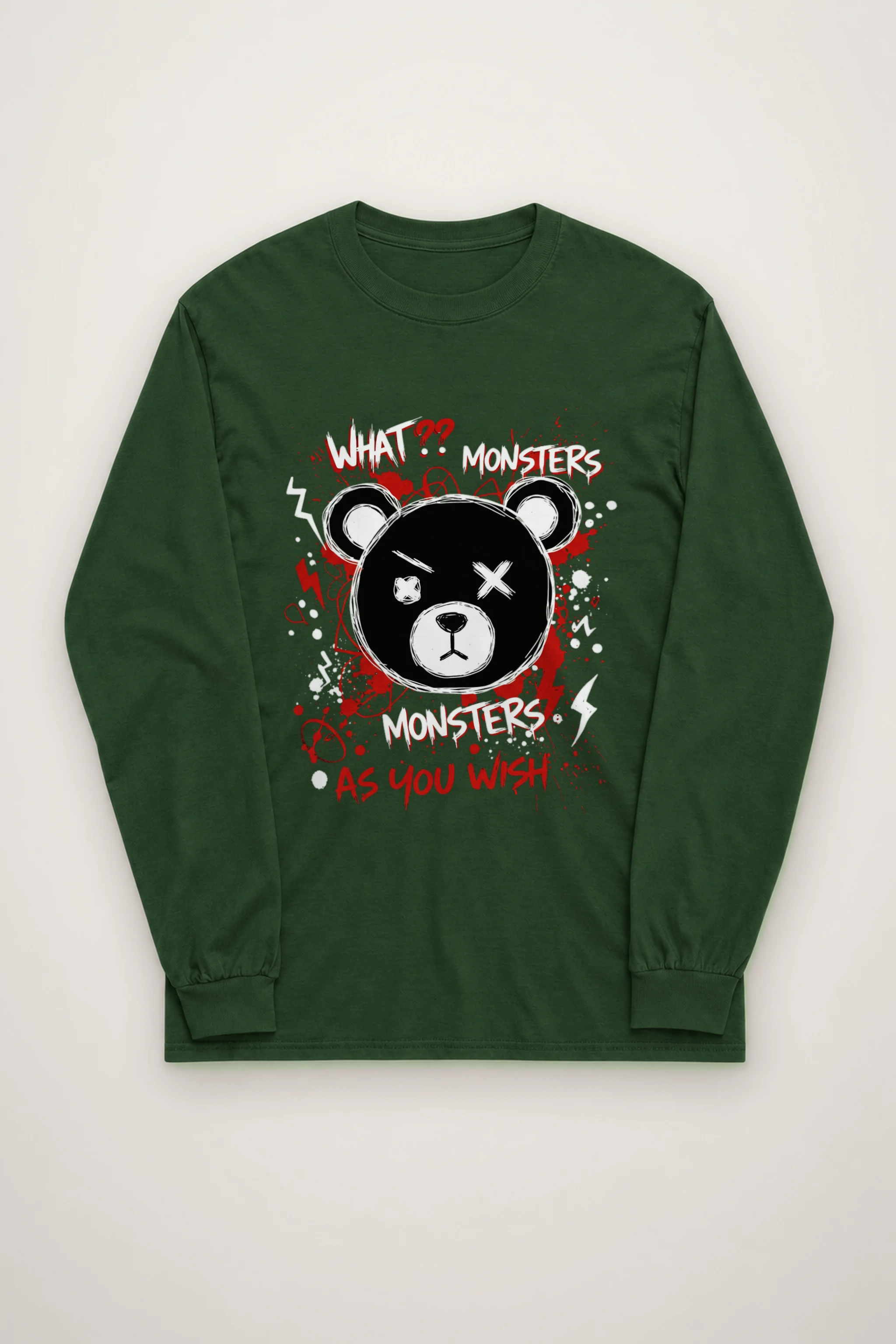 "Monsters As You Wish" Unisex Longsleeve T-shirt