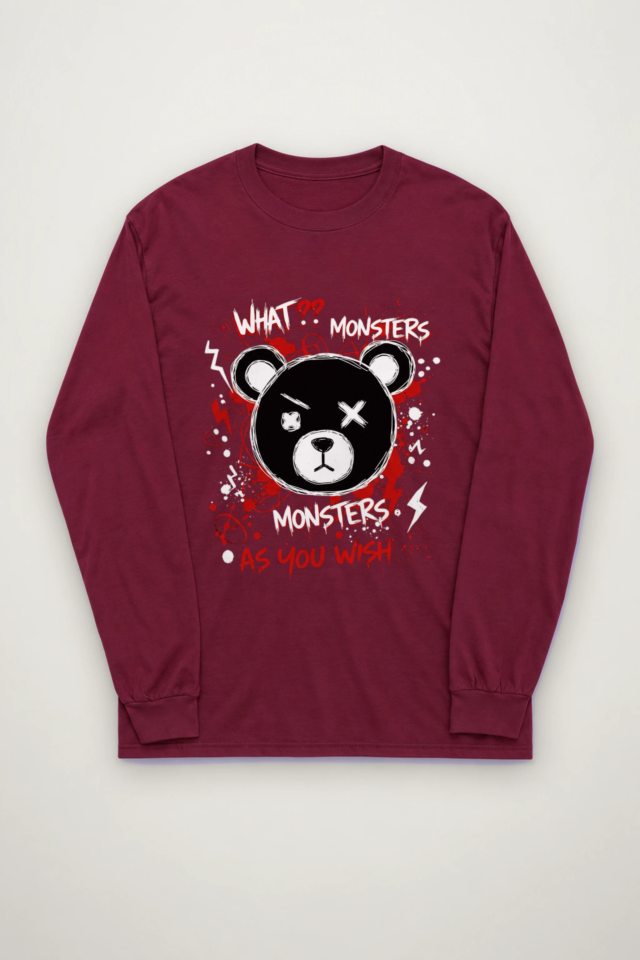 "Monsters As You Wish" Unisex Longsleeve T-shirt
