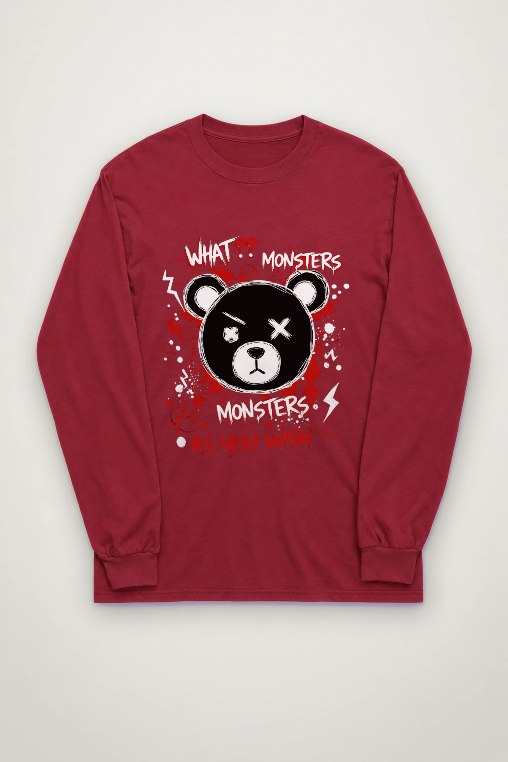 "Monsters As You Wish" Unisex Longsleeve T-shirt