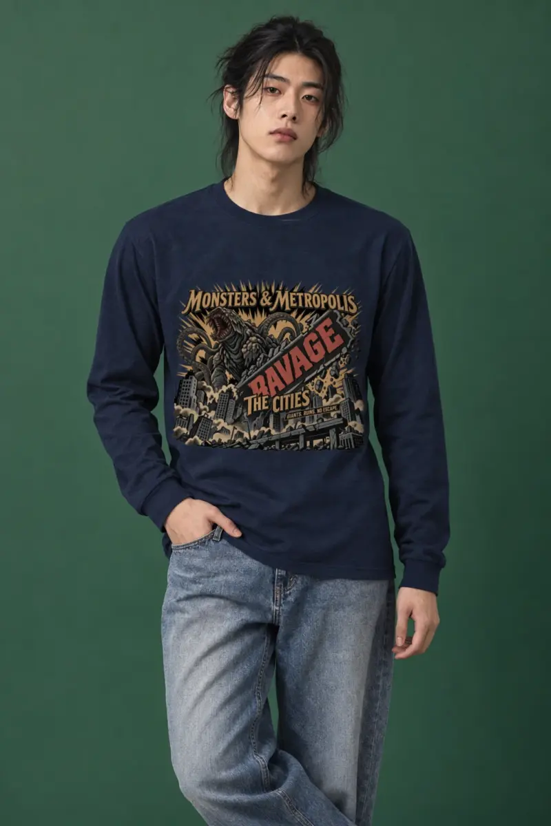 "Monsters & Metropolis" Unisex Longsleeve T-shirt