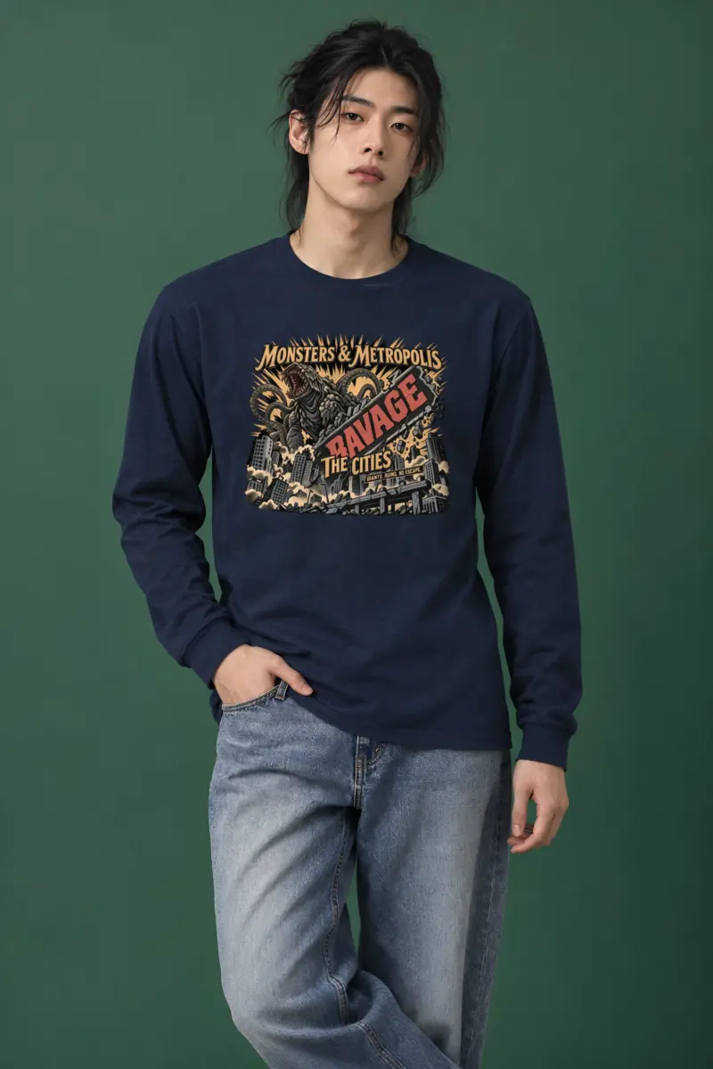 "Monsters & Metropolis" Unisex Longsleeve T-shirt