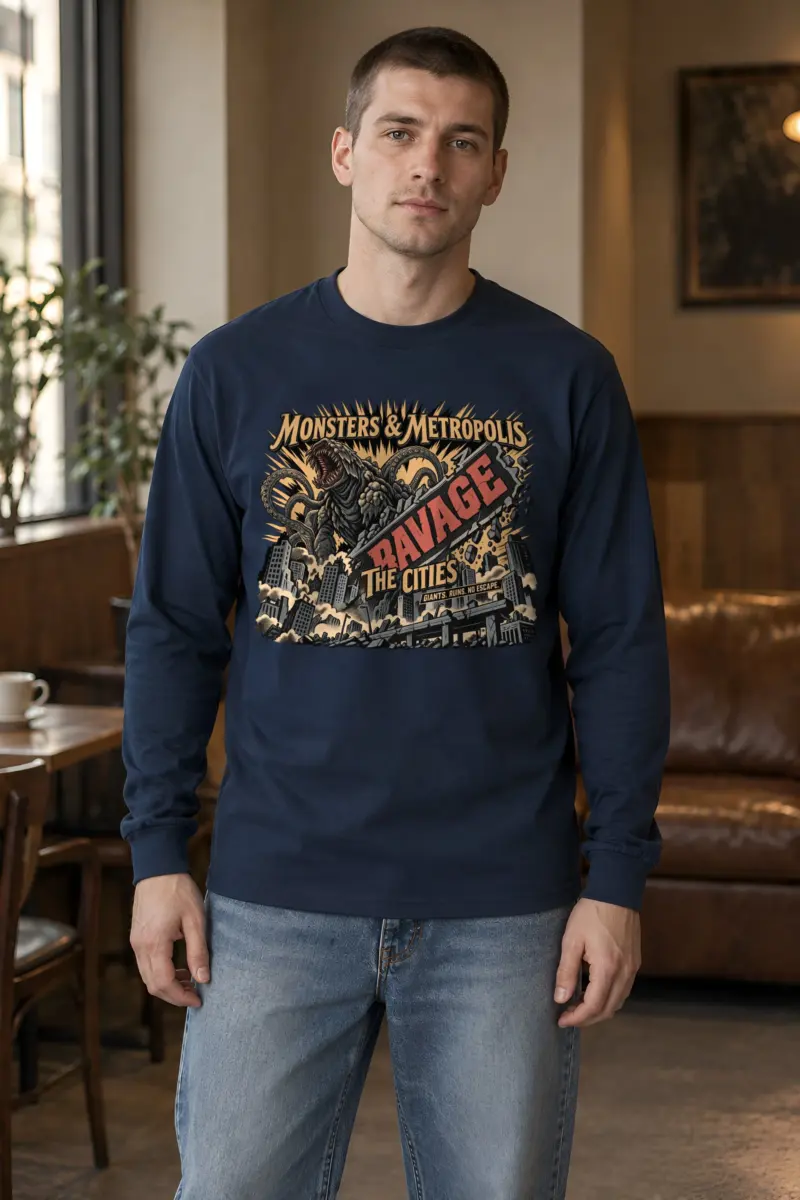 "Monsters & Metropolis" Unisex Longsleeve T-shirt