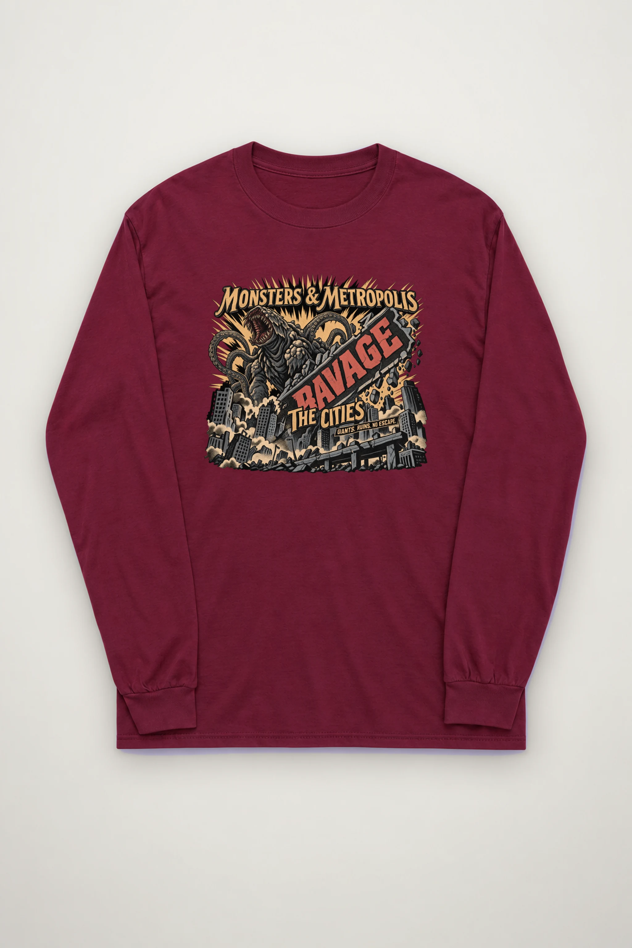 "Monsters & Metropolis" Unisex Longsleeve T-shirt