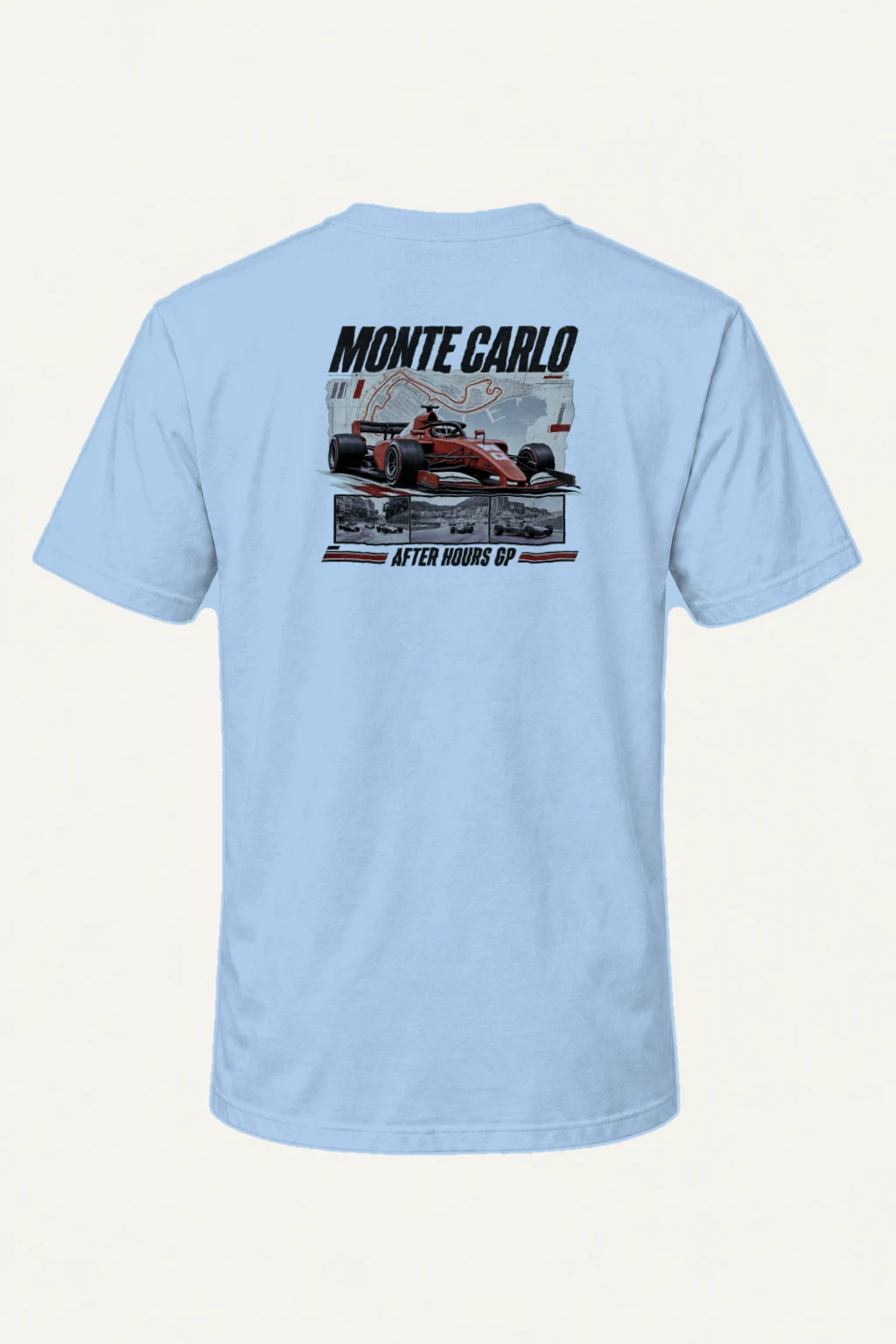 "Monte Carlo After Hours" Heavyweight Unisex Crewneck T-shirt | Gildan 5000