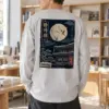 "Moon Over Seoul" Unisex Longsleeve T-shirt | Gildan 2400