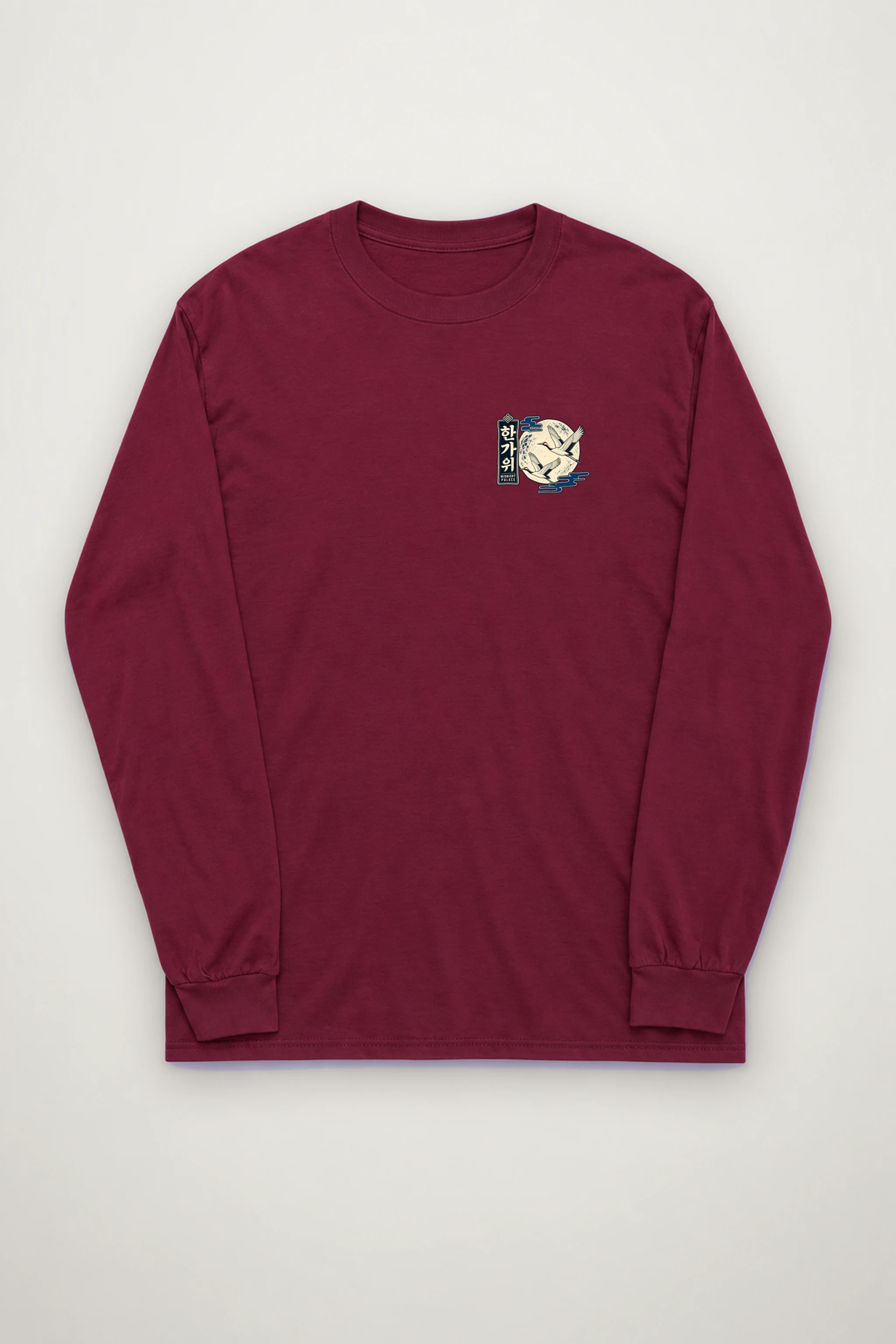 "Moon Over Seoul" Unisex Longsleeve T-shirt