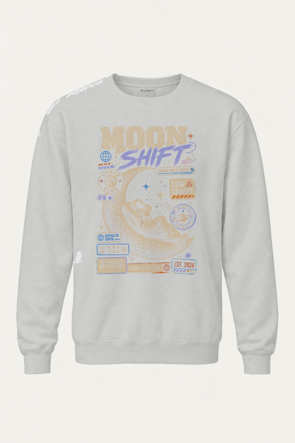 "Moon Shift" Heavy Blend Unisex Crewneck Sweatshirt | Gildan 18000