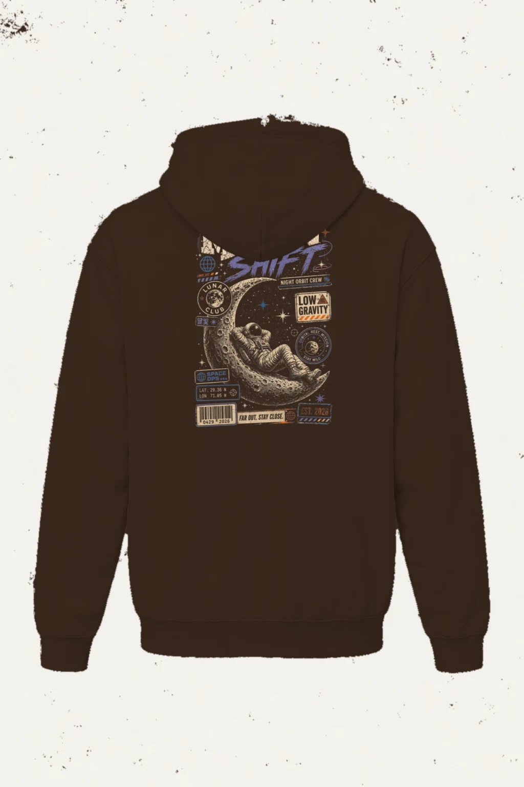 "Moon Shift" Heavy Blend Unisex Pullover Hoodie | Gildan 18500