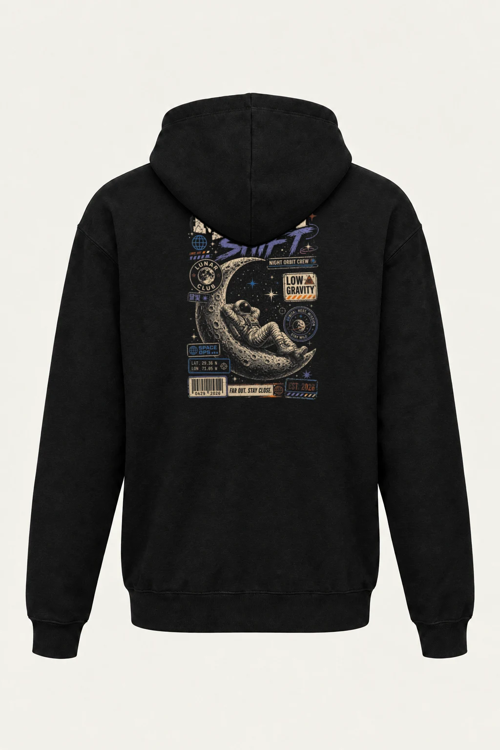 "Moon Shift" Heavy Blend Unisex Pullover Hoodie | Gildan 18500